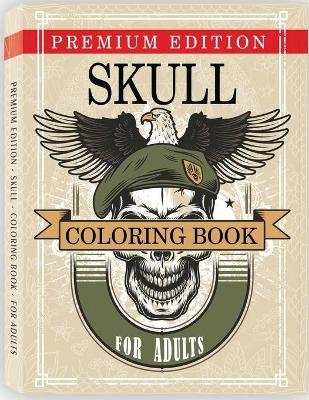Skull Coloring Book for Adults -  Rfza