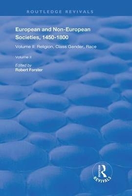 European and Non-European Societies, 1450&ndash;1800 - 