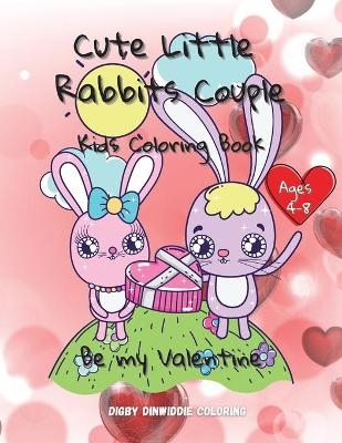Cute Little Rabbits Couple - Digbie Dinwiddie Coloring