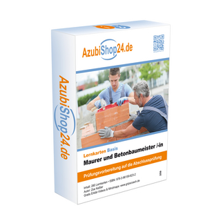 Lernkarten Maurer und Betonbaumeister