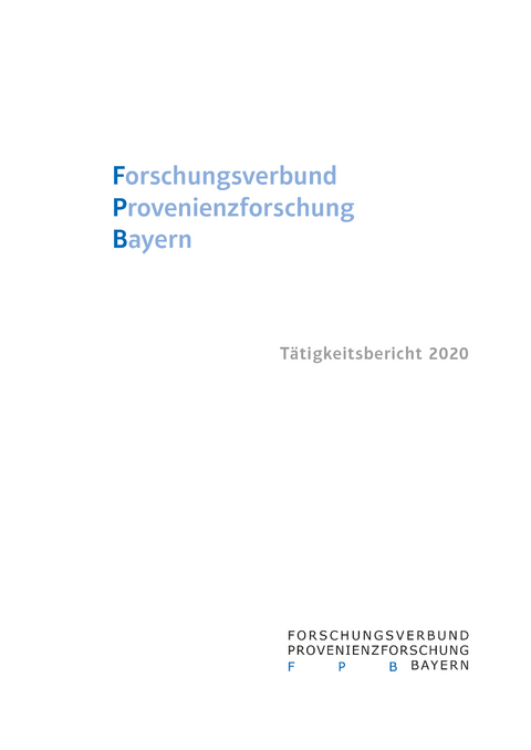 Forschungsverbund Provenienzforschung Bayern - 