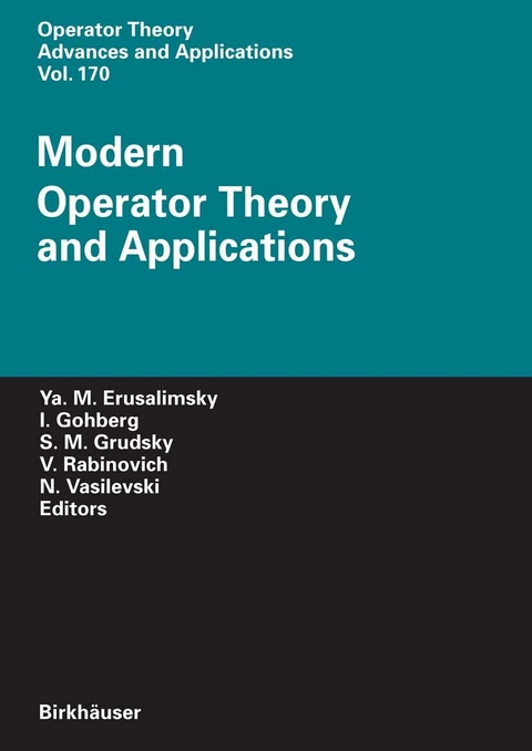 Modern Operator Theory and Applications - 