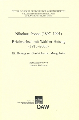 Nikolaus Poppe (1897-1991 Briefwechsel mit Walther Heissig (1913-2005)