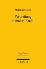 Verbreitung digitaler Inhalte - Andreas Sesing