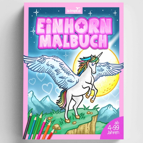 Einhorn Malbuch - 