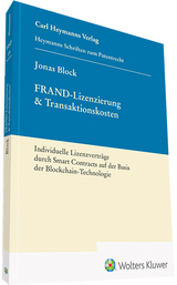 FRAND-Lizenzierung & Transaktionskosten - Jonas Block