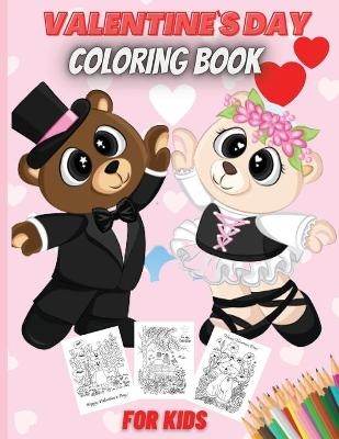 Valentine`s Coloring Book For Kids