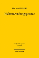 Nichtanwendungsgesetze - Tim Maciejewski