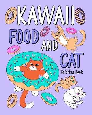 Kawaii Food and Cat Coloring Book -  Paperland