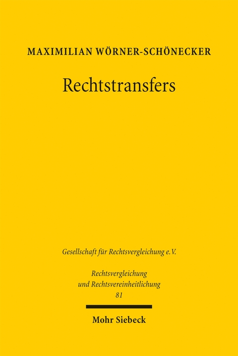 Rechtstransfers - Maximilian Wörner-Schönecker