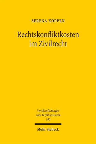 Rechtskonfliktkosten im Zivilrecht