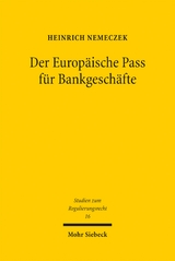 Der Europ&auml;ische Pass f&uuml;r Bankgesch&auml;fte - Heinrich Nemeczek