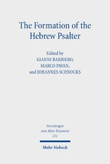 The Formation of the Hebrew Psalter - 