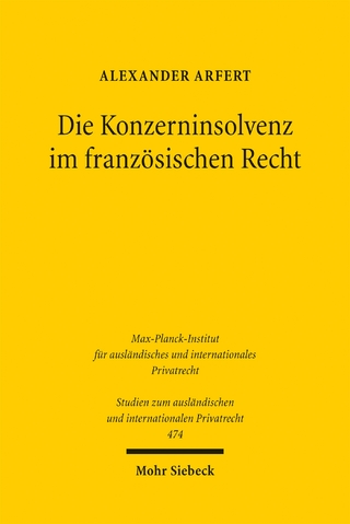 Die Konzerninsolvenz im französischen Recht