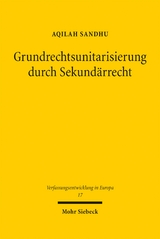 Grundrechtsunitarisierung durch Sekundärrecht - Aqilah Sandhu