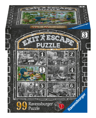 Ravensburger EXIT Puzzle 16879 - Im Gutshaus Wintergarten – 99 Teile Puzzle für Erwachsene und Kinder ab 14 Jahren