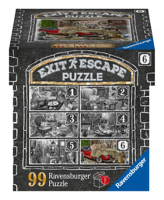 Ravensburger EXIT Puzzle 16882 - Im Gutshaus Garage – 99 Teile Puzzle für Erwachsene und Kinder ab 14 Jahren