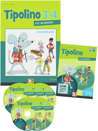 Tipolino 3/4 - Fit in Musik. Paket inkl. DVD. Ausgabe D
