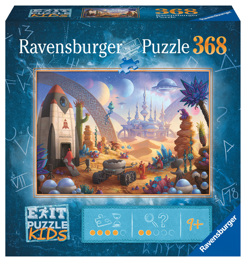 Ravensburger EXIT Puzzle Kids - 13266 Die Weltraummission - 368 Teile Puzzle f&uuml;r Kinder ab 9 Jahren, Kinderpuzzle