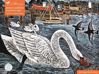 Adult Sustainable Jigsaw Puzzle Angela Harding: Southwold Swan