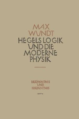 Hegels Logik und die Moderne Physik