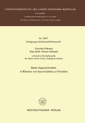 Beste Approximation in Räumen von beschränkter p-Variation