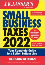 J.K. Lasser's Small Business Taxes 2022 - Weltman, Barbara