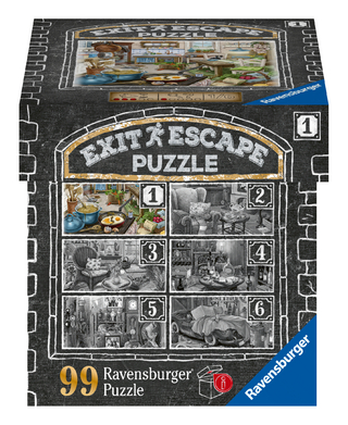 Ravensburger EXIT Puzzle 16877 - Im Gutshaus Küche – 99 Teile Puzzle für Erwachsene und Kinder ab 14 Jahren