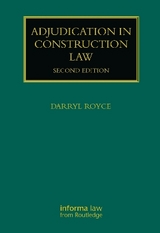 Adjudication in Construction Law - Royce, Darryl