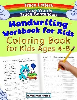 Handwriting Workbook for Kids Coloring Book for Kids Ages 4-8