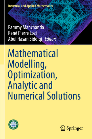 Mathematical Modelling, Optimization, Analytic and Numerical Solutions