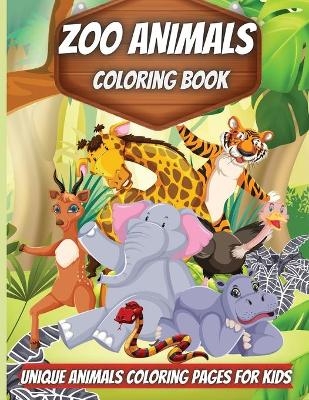 Zoo Animals Coloring Book - Elena Sharp