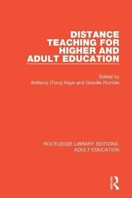 Distance Teaching For Higher and Adult Education - 