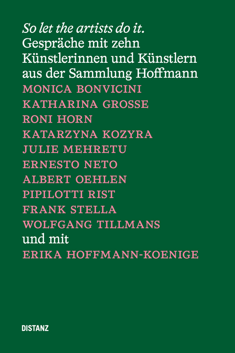 So let the artists do it. - 