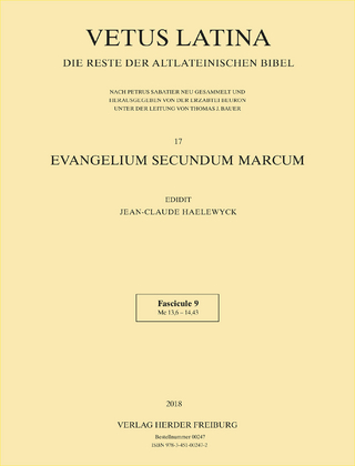 Vetus Latina. Die Reste der altlateinischen Bibel. Nach Petrus Sabatier / Sapientia Salomonis, Sirach (Ecclesiasticus) / Sirach (Ecclesiasticus)