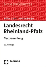 Landesrecht Rheinland-Pfalz - Hufen, Friedhelm; Jutzi, Siegfried; Westenberger, Norbert