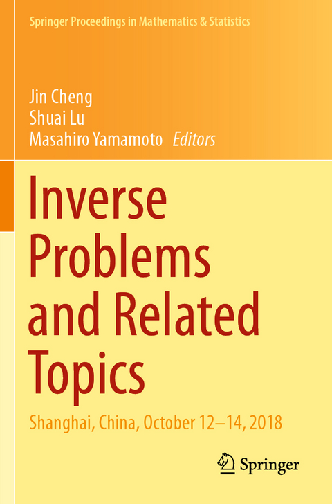 Inverse Problems and Related Topics - 