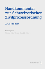 Handkommentar zum Schweizer Privatrecht / Handkommentar zur Schweizerischen Zivilprozessordnung (ZPO) - Benedikt Seiler