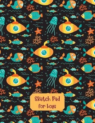 Sketch Pad for Boys-Artist Pad Paper-ù-Drawing Pad Boys- Sketch Book 8x5- Sketch Book Diary-Blank Paper for Drawing, Doodling, Sketching