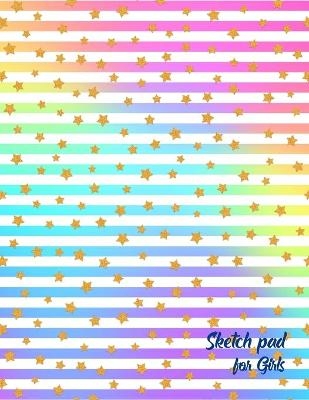 Sketch Pad for Girls Artist Pad PaperArtistic Notebook Drawing Pad Kids LargeNotepad DrawingBlank Paper for Drawing, Doodling, Sketching