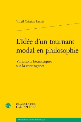 L'Idee d'Un Tournant Modal En Philosophie