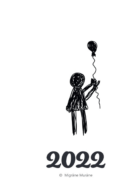 Kalender 2022 - Ringbuch - wei&szlig; - Luftballon - Anna Wichelmann