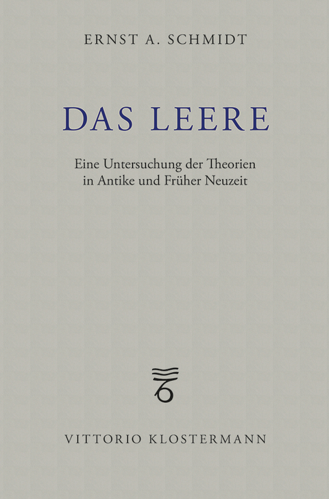 Das Leere - Ernst A. Schmidt