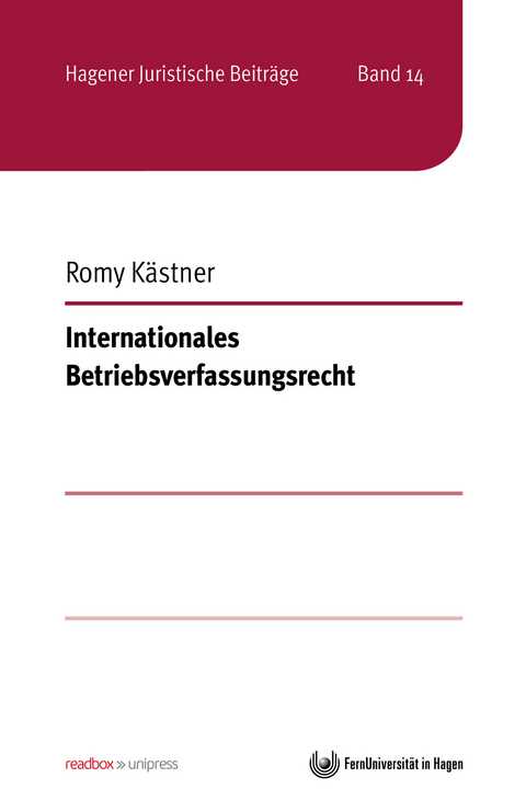 Internationales Betriebsverfassungsrecht - Romy K&auml;stner