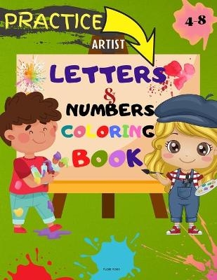 Letters and Numbers Coloring Book