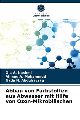 Abbau von Farbstoffen aus Abwasser mit Hilfe von Ozon-Mikrobläschen