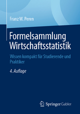 Formelsammlung Wirtschaftsstatistik - Peren, Franz W.