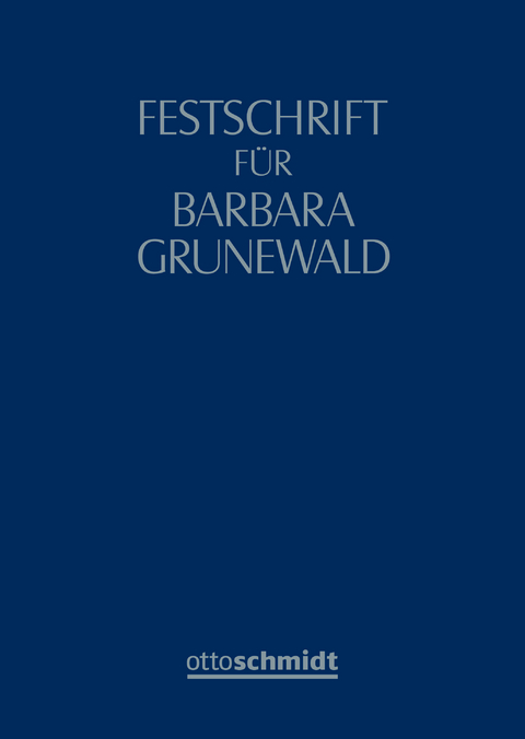 Festschrift f&uuml;r Barbara Grunewald - 