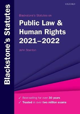 Blackstone's Statutes on Public Law & Human Rights 2021-2022 - 