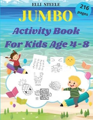 JUMBO Activity Book For Kids Age 4-8